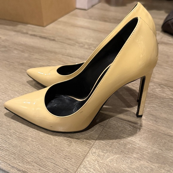 Saint Laurent Cream Women's Heels - Picture 4 of 7